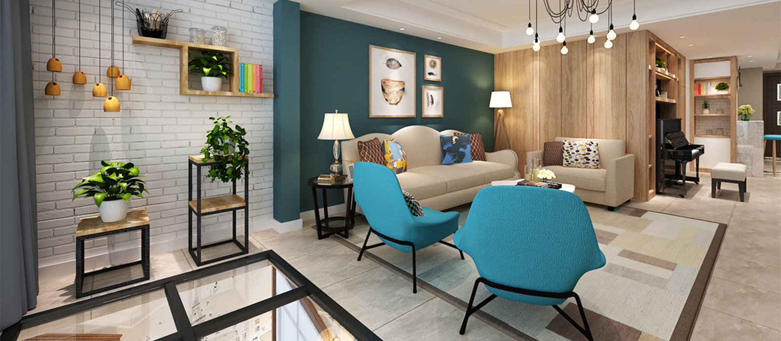 裝修案例：定安某小區復式樣板